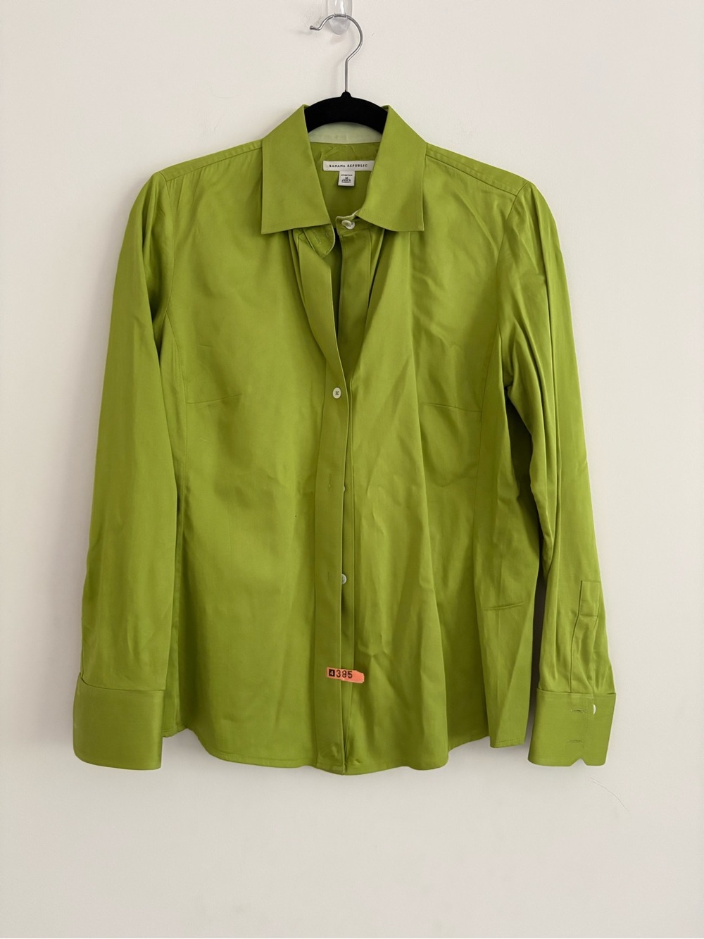 Banana Republic Lime Green Button-Down Shirt